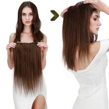Kercsityn Honey Blonde Clip In Hair Extensions Real Human Hair Invisible 14-24 Inchs Hair Extensions Clip In Extensions Human Hair For Women - Multicolor - View 6