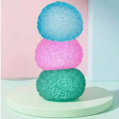 Textured Mini Stress Balls: 1/2/3/6/9/12/16Pack Stress Balls For Adults, High Density Solid Squishy Toys, Small Sensory Fidget For Adults, Quiet Anxiety Relief Item For Classroom, Malt Sugar Filled, Prizes For Students