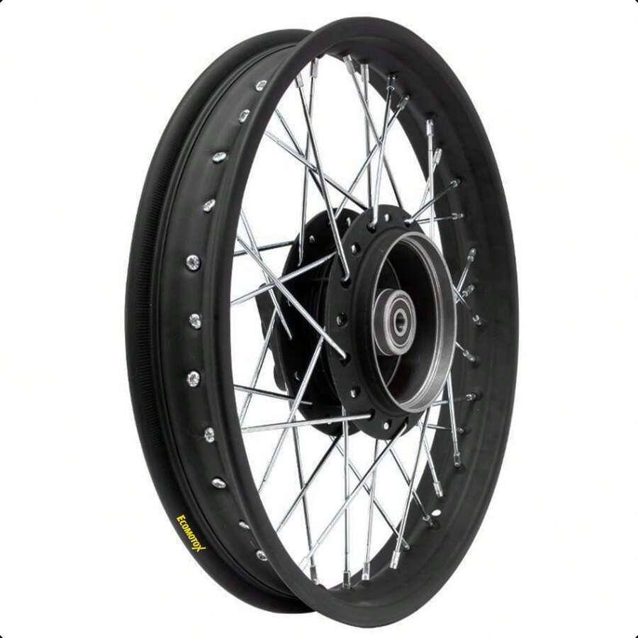 Rin Trasero 2.15 x 18 Negro Mate para DM200 / DM200 Sport – Aro de Rayos para Motocicleta - Negro - Ver 1