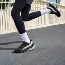 XTEP Feng Huo 29th Generation Lightweight Shock-Absorbing Leather Upper Soft Sole Comfortable Soft Bounce Men's Outdoor Running Shoes - Black - View 7