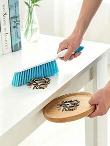 Thickened Plastic Long Handle Dusting Brush, Multi-Functional Cleaning Tool With Hanging Hole For Easy Storage, Suitable For Floors, Sofas, Kitchens, Desktops, Windowsills And Car Interiors - Multicolor - View 2