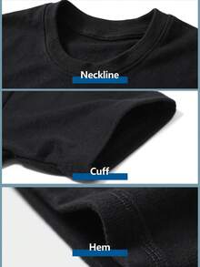 Men Undershirt Tops - Black - View 4