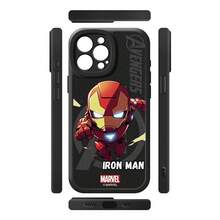 Miniso Marvel 蜘蛛人 浩克 鋼鐵人 美國隊長 樹人手機殼，適用於 iPhone 18 Pro/18 Pro Max/17/17 Pro Max/16/17 Pro/15/14/16 Plus/17 Air/iPhone 13/15 Pro/12/11/15 Plus，防摔防刮保護殼，適用於 Apple - 黑色 - 查看 3