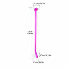 Pet Multi-Color Dual-Head Toothbrush, Dual-Head Design, Cat & Dog Oral Care - Multicolor - View 2