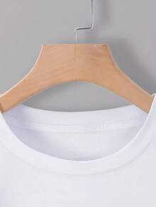 Women's Double-Sided Graphic T-Shirt, Assorted Styles, Printed With An "Easy Peasy Lemon Squeezy" Bow, Made From Polyester Fabric - White - View 4