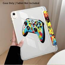Game Controller Pattern Painted Effect Tablet Protective Case With Stand, Compatible With Honor 8/9/10/X8/X8A/X9/X8Pro/X9Pro, MatePad SE 11"/MatePad 11"/11.5"/MatePad Pro, Apple 10th/11th Gen 2025 (A16), Galaxy Tab A7/A9 And Other Popular Models - Style 10 - View 4