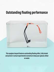 Water Sports Anti-Loss Eyewear Strap, Unisex Glasses Holder & Lanyard, Anti Lost Cord, Adjustable Fashion Glasses Chain For Swimming, Beach, Snorkeling, Floating, Rowing, Kayaking, Fishing, Paddleboarding, Beach, Lake Or Pool Activities & Sports - Multicolor - View 10