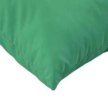 vidaXL Pallet Cushion Set (2 Pieces), Seat Cushion With Hollow Fibers, Back Cushion For Indoor And Outdoor Use, Pallet Seat Pad, Green Oxford Fabric - Green - View 4