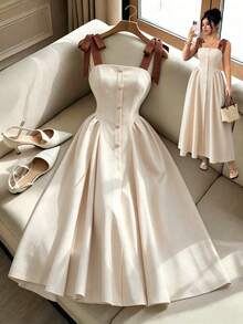 Women Short Dresses - 彩色 - 查看 1