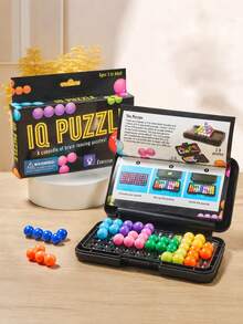 Fun Smart Magic Ball Puzzle Game - Fun Magic Ball Pyramid Children's Training Puzzle Toy For Developing Logical Thinking Skills - Multicolor - View 1