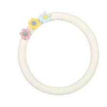 1pc Flower Car Anti-Slip Steering Wheel Cover With Inner Ring, Fresh Style Car Accessory - Multicolor - View 6