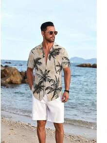 Men's 3D Print Creative & Funny Short Sleeve Shirts, Summer - Multicolor - View 1