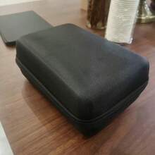 1 buah Tas Penyimpanan Aksesori Digital, Kotak Pelindung Hard Drive Dua Lapis Portabel, Kantong Penyimpanan Kabel Data, USB Drive, Earphone, dan Aksesori Digital Anti Debu, Tas Pengatur Kabel dan Koin dengan Resleting - Hitam - View 5