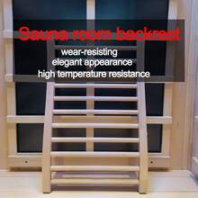 Hemlock Round Stick Sauna Backrest - 1 - View 1