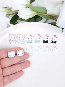Sanrio Hello Kitty 黏土切模模具套組，Kitty 黏土切模，適用於珠寶製作、裝飾手工DIY套裝，可重複使用手工藝用品 - Clay Cutters - 查看 2