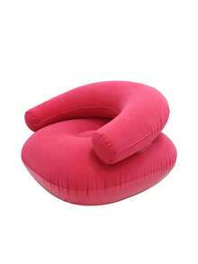 1/4pcs Portable Inflatable Single Person U-Shaped Sofa With Armrests And Backrest, Flocked PVC Material, Lightweight, All-Season Leisure Style, Unisex Adult Model, Suitable For Indoor, Garden, Beach, Camping, Picnic - Multiple Styles - View 18