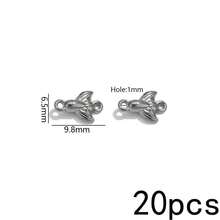 20 Peças Pingentes de Aço Inoxidável Banhados a Ouro 18K com Duplo Furo, Conectores Vintage Boho para Fabricação de Joias, Suprimentos para Fabricação de Joias DIY - Conector duplo suspenso - Visão 53