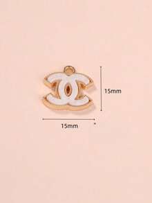 Rhinestone Crystal Pendant Charms, Suitable For DIY Jewelry Making, Shiny Aluminum Alloy Decorative Pendants, Can Be Used For Bracelets, Necklaces, Earrings, Keychains And Handmade Accessories. - Multicolor - View 7