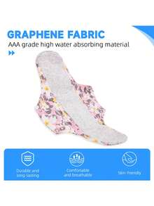 [Soft & Breathable Sanitary Pads] 8pcs Soft & Breathable Women's Sanitary Pads - Strong Absorption, Skin-Friendly Comfort, Washable & Reusable - View 7