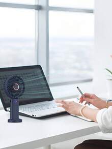 1pc USB Rechargeable Handheld Mini Fan, Suitable For School, Travel, Desktop, Small Electric Fan, Phone Holder Fan, Eyelash Drying Tool, Portable Fan, Travel Accessory, Handheld Electric Fan, Mother's Day Holiday Essential - Multicolor - View 11