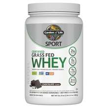Garden Of Life Sport Grass Fed Whey Protein Powder – 24g Whey Protein Isolate For Women & Men With Probiotics & Glutamine, Non-GMO, Gluten-Free, Cold-Processed, Vanilla Flavor, 20 Servings - Chocolate - View 8