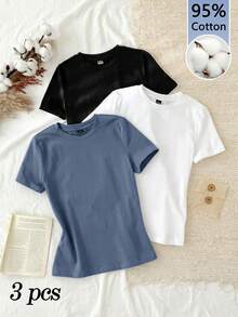 Women T-Shirts - 多種顏色 15 - 查看 1