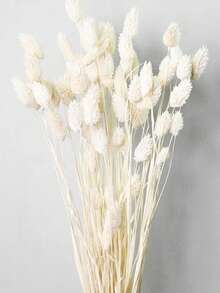 25/50/100Pcs Artificial Gem Grass Flowers, Artificial Plants, Multi-Color Options, Suitable For Bohemian Style Floral Arrangements, Handmade DIY Crafts, Home/Kitchen Decor, Wedding Backdrop, Christmas, Thanksgiving Decoration, Handmade Wreath Making. - White - View 7