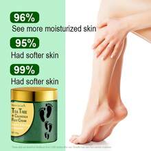 Krim Kaki Tea Tree + Calendula, Cocok untuk Kaki dan Tumit Kering dan Pecah-pecah, Mencegah Pecah-pecah pada Kaki, Membuat Kaki Halus dan Lembut, Perawatan Kaki yang Melembapkan Secara Mendalam - Harum - View 3