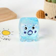 1PC Maltose Cube Squishy Slow Rebound Stress Relief Toy, Cute Cartoon Decompression Gadget, Perfect Easter Birthday Halloween Christmas Party Gift (Random Color) - Multicolor - View 8