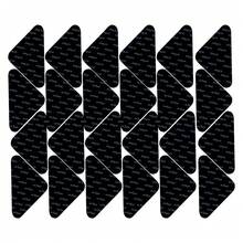 4/8/12/16pcs Carpet Anti-Slip Sticker Double-Sided Reusable Traceless Rug Post Pad Pu Washable Grip Tape - Black - View 10
