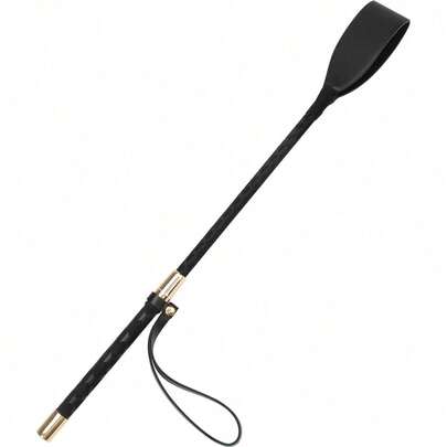 1pc Premium Black Professional Equestrian Riding Crop With Ergonomic Non-Slip Grip, Smooth And Delicate Touch, Comfortable For Long-Term Training Without Hand Fatigue. Durable And Flexible Shaft, Resistant To Bending And Cracking, Suitable For Long-Term Daily Use. Ideal For Daily Horse Training, Official Equestrian Competitions, Horse Racing, Equestrian Stage Performances, Indoor Equestrian Courses And Outdoor Horse Farm Training. Suitable For Amateur And Professional Riders, Horse Lovers And Equestrian Enthusiasts