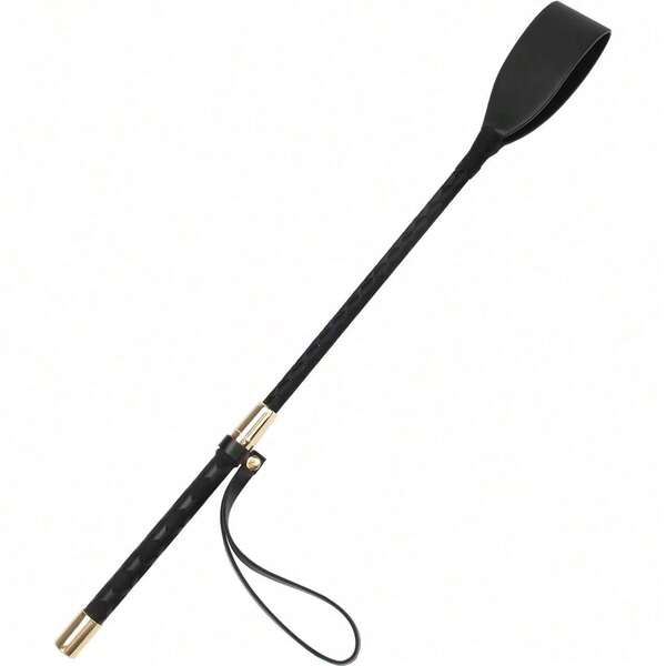Durable Black Equestrian Riding Crop, Ergonomic Comfortable Grip Design Professional Horse Riding Tool, Smooth Touch Long-Term Grip Without Fatigue Non-Slip, Sturdy And Bendable Resistant To Cracking And Damage, Professional Equestrian Training Dedicated Training Whip, Suitable For Daily Horse Training, Equestrian Competition Events, Horse Racing, Stage Performance And Various Scenarios, Outdoor Horse Farm Training, Indoor Equestrian Center Teaching Universal Training Whip
