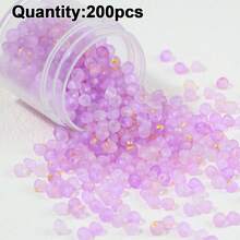 200顆 5mm 壓克力磨砂米珠 混色 DIY 手作珠飾 手鍊項鍊吊墜配件 半成品材料 - 200pcs5mm磨砂米珠 - 查看 20