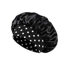 1pc Polka Dot Design Milk Silk Women's Sleep Cap, Large Size Lightweight Breathable Hair Protection Cap (Random Print Pattern) - 1pc - View 15