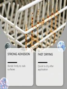 jakehoe 1pc/30ml/White/Grey 2 Colors, Dishwasher Basket Repair Rubber Plastic Basket Bonding Seamless Rust-Proof Waterproof Strong Convenient Repair Glue, Firmly Adheres To Dishwasher Basket Rack Surface, Dishwasher Basket Repair Rubber Dishwasher Rack Repair Coating Vinyl Touch Up Paint For Dishwasher Rack Dishwasher Wire Rack Repair Liquid Rubber, Compatible With Multiple Metal Basket Rack Components Most Dishwasher Internal Environments, Reduces Wear And Maintains Long-Term Stable Use Of Basket Rack - Dishwasher Basket Repair Rubber - View 8