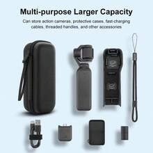 PULUZ Mini Body Bag untuk Osmo Pocket 3, Tas Penyimpanan Portabel dari Kain Oxford (Hitam) - View 6