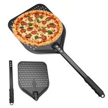 12" Perforated Pizza Peel |Non-Stick | Long Handle | Ideal For Ooni Pizza Ovens! - View 1