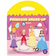Reusable Princess Christmas Jelly Stickers Quiet Book Toy, Suitable For 3 Years Old - Multicolor - View 10
