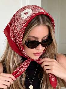 Estampado de diamante rojo