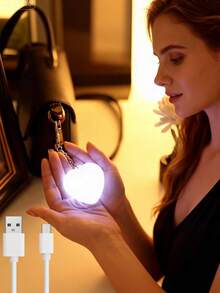 1pc Heart-Shaped USB Rechargeable Wallet Light, Handbag Light, Backpack Safety Light, Touch Sensor With Auto-Off, Suitable For Wallets, Handbags, Totes, Beach Bags, Great Gift For Birthday, Valentine's Day - Multicolor - View 13