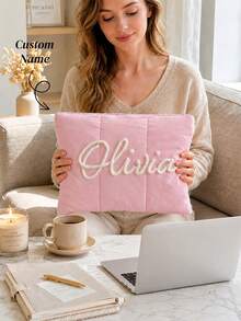 Personalized Laptop Sleeve, 12x16 Inch Laptop Case, Digital Accessory Organizer, Birthday And Graduation Gift - Multicolor - View 1