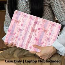 Butterfly UV Printed Pattern Laptop Protective Case, Transparent Hard Shell Cover Compatible With Macbook Air And Pro/ Matebook D14/D16, Durable Plastic Protective Sleeve - View 3