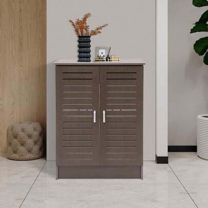YIYIBYUS Mobiletto da pavimento in PVC con pannelli, ideale per riporre router Wi-Fi, prese multiple e per la gestione dei cavi.