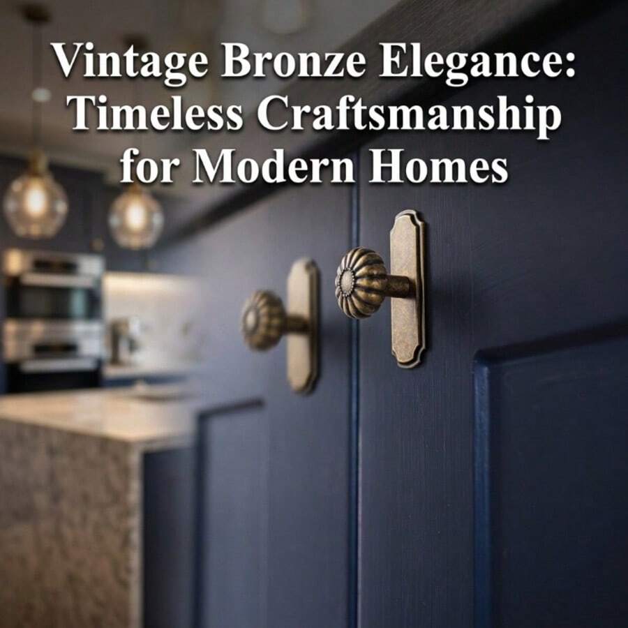 2/6pcs Vintage Pumpkin Shaped Cabinet Knobs/Pulls With Backplate, 1.25 Inch Diameter Drawer Handles