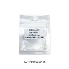 莫桑鑽小鑽碎石微鑲裝飾石 D色 VVS1淨度 - 白色 - 查看 31