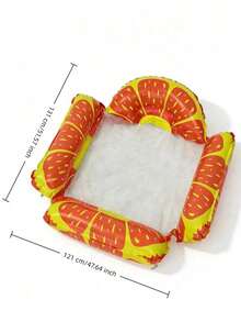 Hamaca flotante plegable con forma de frutas para agua, tumbona inflable flotante, silla cama flotante para piscina de verano - A - Ver 24
