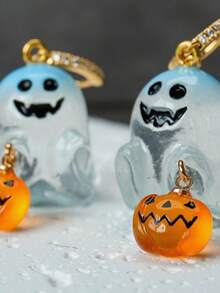 1 Pair Halloween Ghost Pumpkin Women'S Party Earrings - Multicolor - View 3