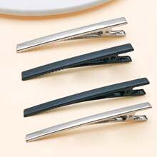5 Stücke 8x60mm 8x80mm flache Metall-Haarspangen-Clips mit einzelner Zange, Schmuckbasis für DIY-Haarspangen, Schmuckherstellungszubehör - Verschiedenfarbig - Übersicht 12