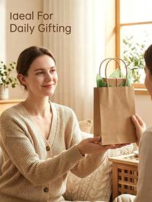 5/10/25 Stück Schwarze Papiertragetaschen, Verpackungstaschen für Kleidung, Milchtee, Kaffee, Desserts, Geschenkverpackungstaschen, geeignet für Geburtstagsfeiern, Hochzeiten, Feiertagspartys - Echte Farben - Übersicht 10