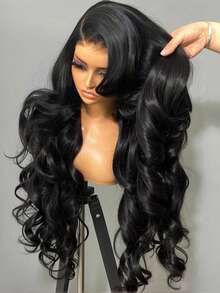 bling hair Body Wave 13x6 13x4 Lace Front Perücke Echthaar Transparente Lace Front Perücken Vorgezupft 9x6 6x4 5x5 Kleberlos Mit Babyhaar für Damen Verbesserte Body Wave 360 ​​Vollspitzenperücke Versteckte Träger Unsichtbarer Träger 180 Dichte Gebleichte Knoten - SNatural - Übersicht 3